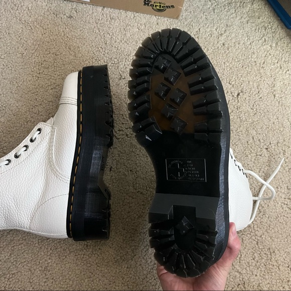 sinclair doc martens white